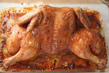 Roast Chicken with Preserved Limes & Thyme (Photo by Cynthia Nelson) 