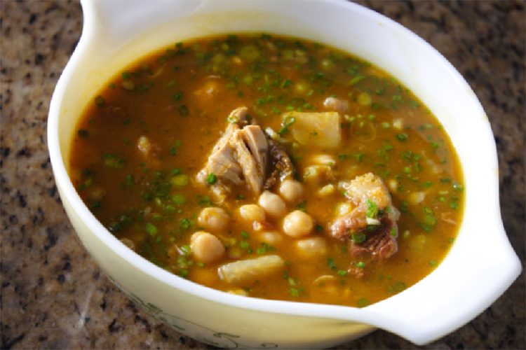 Pumpkin & chickpea soup (Photo by Cynthia Nelson)