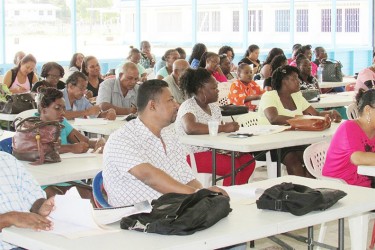  Participants at the training session
