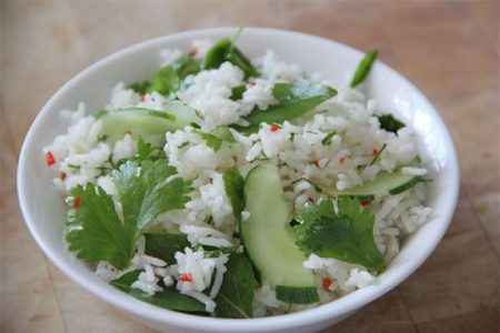 Rice & herb salad
(Photo by Cynthia Nelson)
