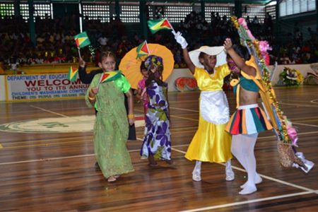 Bel Air Primary placed first with their ‘Cultural Diversity’ (GINA photo)