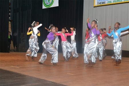 St. Pius Primary with ‘Joyful Celebration’ won  first place (GINA photo)