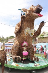 A Ministry of Health Float under the theme ‘Wellness warriors’.