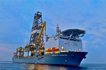 The Deep Water Champion Oil Exploration Rig 
