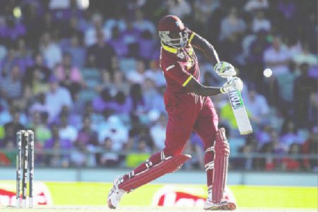Skipper Jason Holder led from the front with the topscore of 57 but in the end the West Indies score of 182 proved to be very inadequate and the world champions coasted to a four wicket triumph. (Photo courtesy of WICB media)
