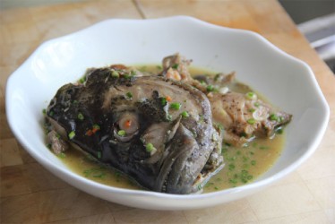 Fish-head Broth  (Photo by Cynthia Nelson)