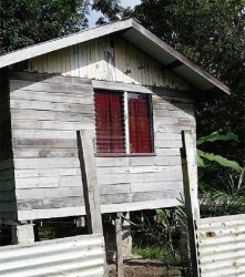 The house where Jermain Giles was shot