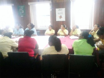 Women Agro- Processors Development Network  Board Members at their  Network Meeting in January 2015 in the  Inter-America Institute for Cooperation on Agriculture (IICA) Conference Room