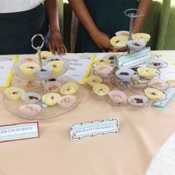 Coconut treats: Some of the confectioneries created by Carnegie School of Home Economics students using coconut.