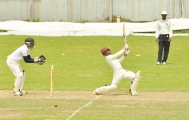 Rolando Renee struck 11 fours and a six in his unbeaten 72 yesterday at Wales. 