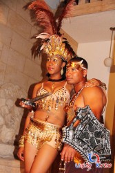 One of the costumes she designed for Unity Krew in the BVI. 