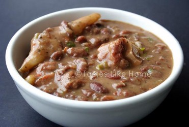 Stew Peas (Jamaican-style) (Photo by Cynthia Nelson) 