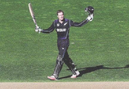 Martin Guptill’s masterclass helped eliminate the West Indies from the World Cup competition yesterday.
