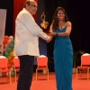  Vidushi Persaud accepting the 2014 Female Sports Official award. 
