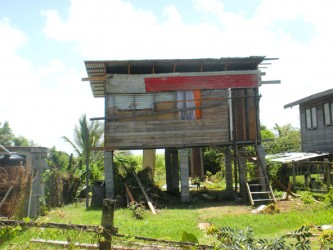 One of the squatter’s houses 