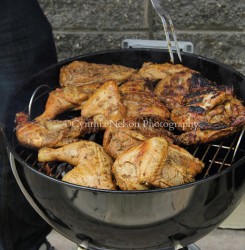 Cooking Jamaican Jerk Chicken (Photo by Cynthia Nelson) 
