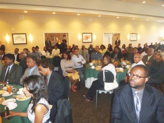  A section of the gathering at an APNU+AFC event in Ontario