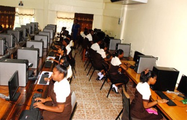 Schools in Guyana still have limited access to ICT facilities and services 