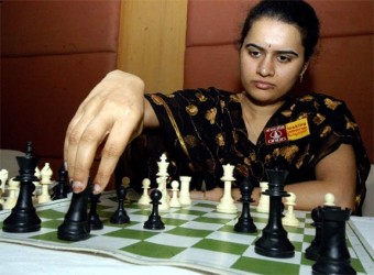 At the Women’s World Team Chess Championship which is currently happening in Chengdu, China, the round four match of the day was Russia vs India as the two chess powerhouses are equally balanced and have produced some entertaining encounters. The score of the four-member was drawn at 1.5 to 1.5, except for the game between Koneru Humpy (India) and Valentina Gunina on Board One. Under extreme time pressure, Humpy blundered a winning position and lost the game, thereby giving Russia the victory. In photo is India’s leading chess player Koneru Humpy.