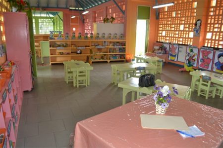 Inside the new nursery school (GINA photo)