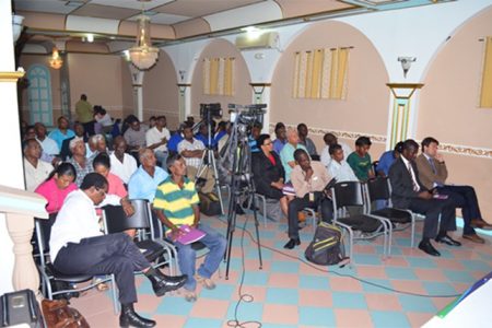 Participants at the cassava and small ruminant validation seminar at the Regency Hotel (GINA photo)
