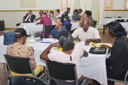 A section of the gathering at the Health Ministry’s workshop on emerging and re-emerging threats (GINA photo)