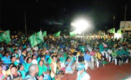 The crowd at Lethem