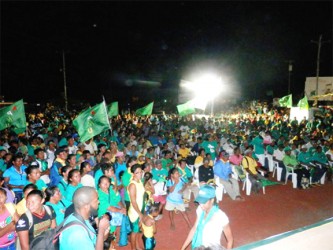 The crowd at Lethem