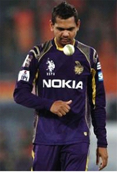 Off-spinner Sunil Narine ... cleared again by IPL. 