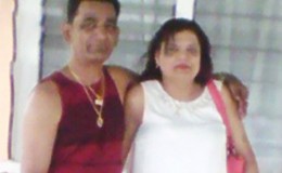  Ramesh Puran with his wife, Sandra. He was killed in Thursday’s home invasion, while his wife jumped through a window to escape.