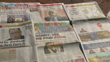 The FIFA crisis dominated newspapers in South Africa yesterday. (BBC) 