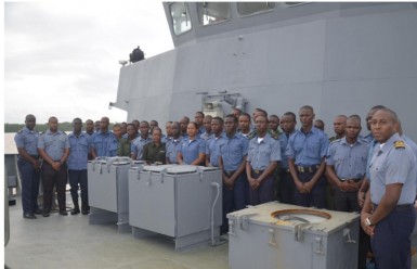 Commanding Officer of the vessel, Lieutenant (Coast Guard) Adrian McLean