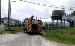  GWI’s Water Treatment Facility, where the chlorine leak occurred yesterday. 