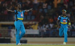 Kemar Roach produced an outstanding spell of fast bowling.