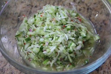 Pickle mixture for breadfruit (Photo by Cynthia Nelson) 