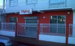 The Digicel outlet that was robbed
