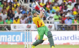  Brad Hodge led the late surge with a fighting unbeaten knock of 63 that gave the Amazon Warriors a fighting total. (CPL website)