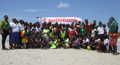 Some of the participants and officials of the camp following its conclusion.