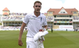  England’s Stuart Broad leaves the field after taking eight wickets Reuters / Philip BrownLivepic