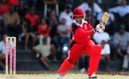 Opener Amanda Samaroo ... hit 32 on Monday to carry T&T to victory. 