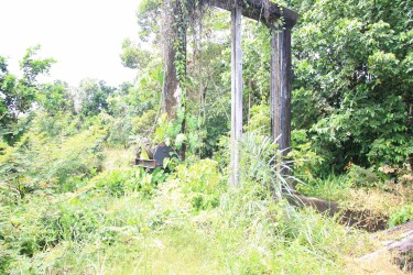 This dilapidated water inlet at Anna Regina reflects the water management challenges confronting rice farmers on the Essequibo Coast.