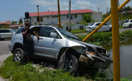 The vehicle that was speeding  