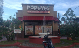 The Popeyes restaurant on Vlissengen Road which was robbed 