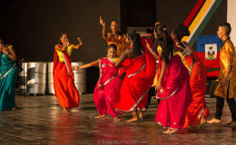 Guyanese performers in Haiti (Stabroek News file photo)