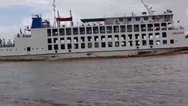 One of the Essequibo River ferries