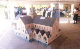 Replica of the St George’s Cathedral on display at this year’s heritage exhibition

