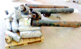 Drugs recovered from the axles in which they were hidden
: