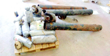  Drugs recovered from the axles in which they were hidden :
