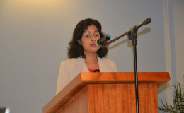 Head of Guyana's Wildlife Division, Aloma Sankar  (Ministry of the Presidency photo)