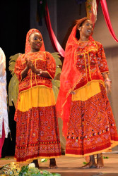 Students of the National School of Theatre Arts and Drama on stage during a production earlier this year